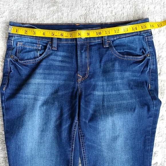 Old Navy Boyfriend Straight Distressed Jeans 4R Blue - Picture 13 of 16
